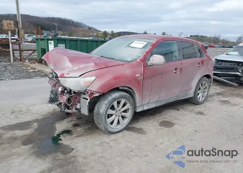 2014 Mitsubishi Outlander Sport Es from USA, damaged, VIN 4A4AR3AUXEE005996